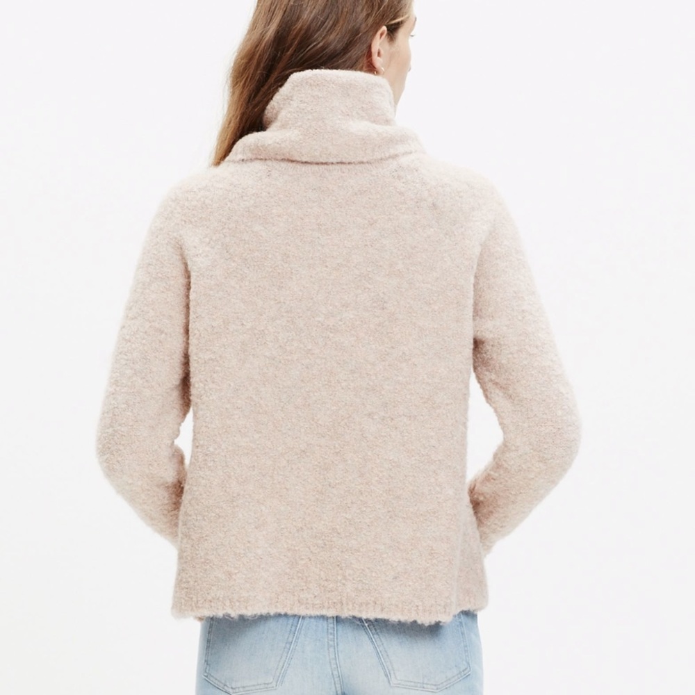 Madewell Roundtrip Fuzzy Soft Turtleneck Sweater S - image 2